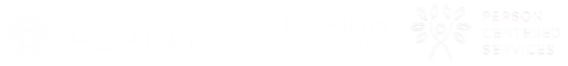 acany, lifeplan, person centered services logos